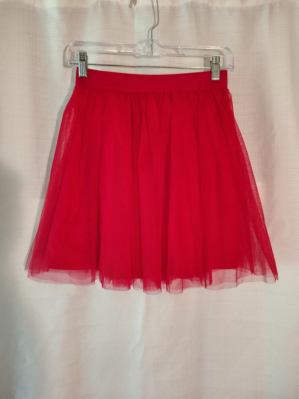 Spirit Red Mini Tulle Skirt Small Halloween Costume